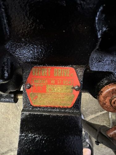 Velvet Drive 71C 1:1 Marine Boat Transmission Gearbox 10-17-004 Borg Warner, US $1,150.00, image 2