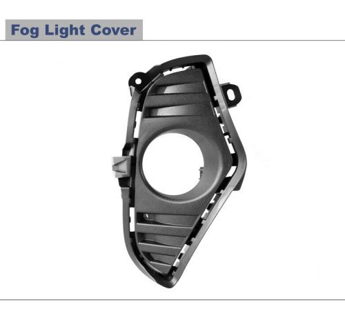 For 19-23 toyota rav4 le xle se xse bumper driving fog light lamp chrome w/bezel