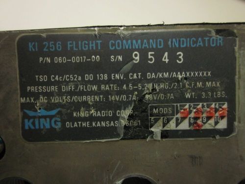 King Attitude Indicator PN 060-0017-00 w/ 8130, US $3,250.00, image 5