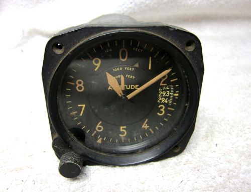 Vintage KOLLSMAN Instrument Type C-12 Aviation Aircraft Altitude ALTIMETER, US $129.95, image 11