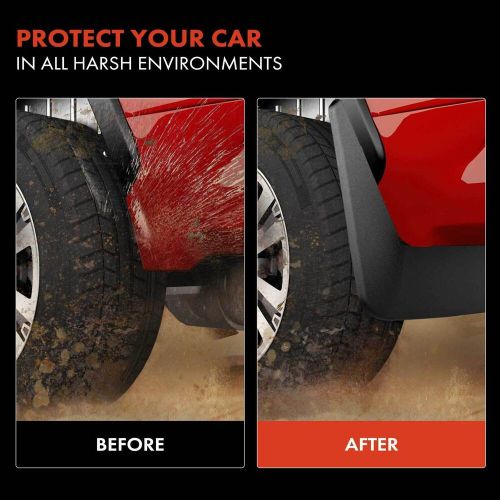 Front &amp; rear splash guards mud flaps mudguards for ford explorer 2011-2018 suv