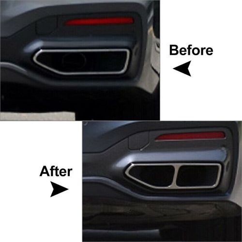 Car Tail Muffler Exhaust Pipe Output Cover Trim Fit BMW 7 Series G11 G12 2019-22, US $44.01, image 4