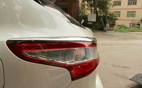 For nissan rogue sport 2017-2022 chrome rear tail light eyebrow strip cover trim