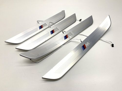BMW 7 G12 2016 M Sport Illuminated Door Kick Plate Set 8061045-, US $, image 7