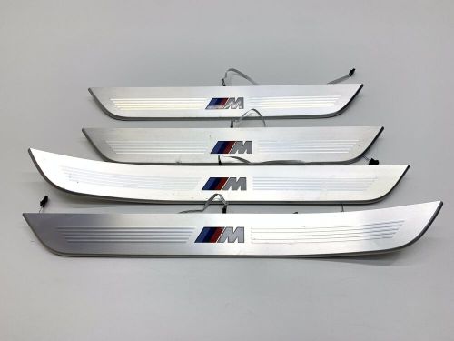 BMW 7 G12 2016 M Sport Illuminated Door Kick Plate Set 8061045-, US $, image 12