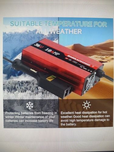 High Performance 36V 18A Golf Cart Battery Magula Charger for EZGO-D Style Plug, US $99.00, image 5
