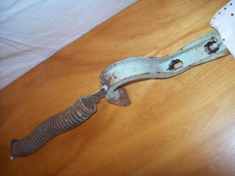 53 54 chevy passengers side rear back trunk deck lid hinge spring arm bracket