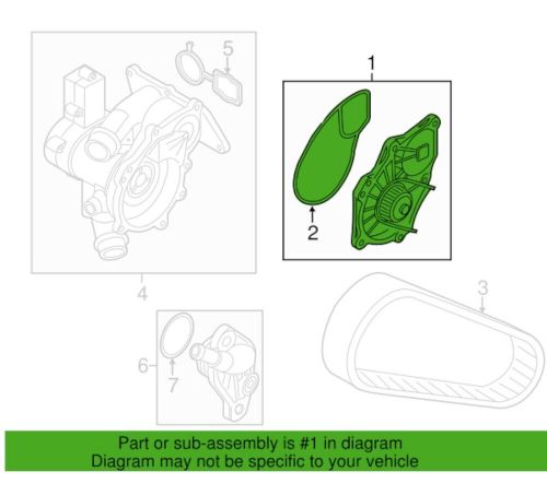 Water Pump Assembly - Volkswagen (06L-121-012-L), US $120.00, image 2