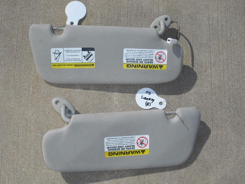 Buy 02 03 04 Jeep Liberty Sun Visor Pair in Lockport, New York, US, for US 34.99