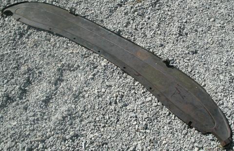 1941 41 Oldsmobile Olds Series 66 & 68 Rear Center Gravel Deflector Trim NOS, US $65.00, image 4