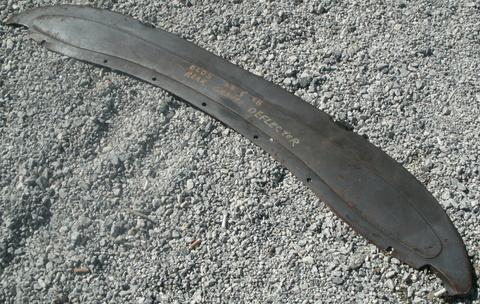 1941 41 Oldsmobile Olds Series 66 & 68 Rear Center Gravel Deflector Trim NOS, US $65.00, image 10