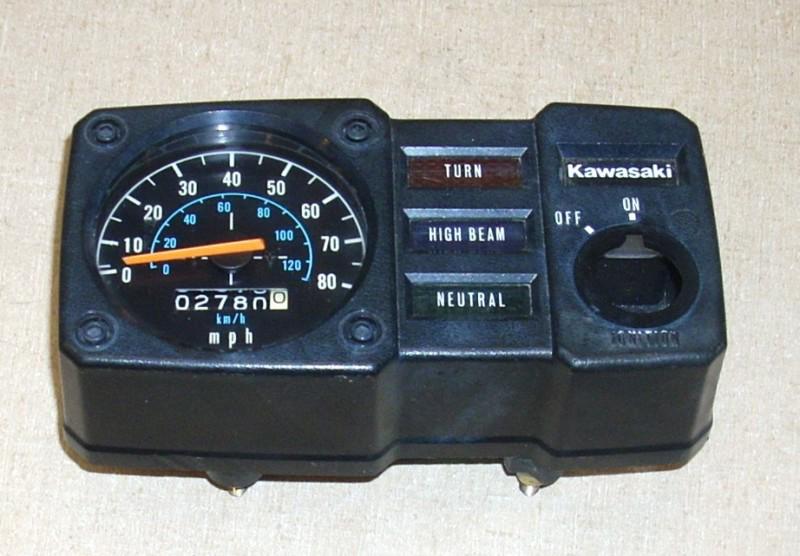 Kawasaki ke100 speedometer gauge 1982-2001