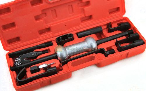 13pc heavy dent puller w/10lbs slide hammer auto body repair tool extractor case