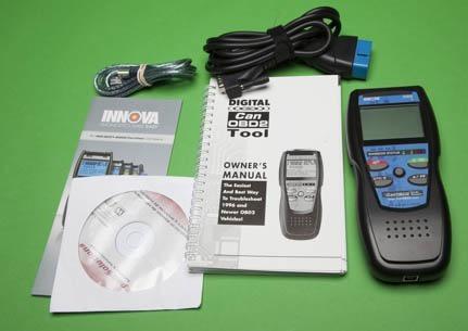 Innova 3100 a can obd2, barely used, includes manual, usb, and cables