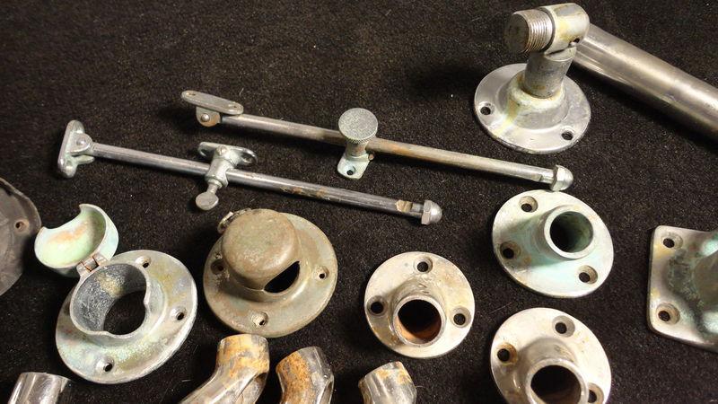USED LOT OF STAINLESS STEEL/ALUMINUM MISC BOAT/MARINE PARTS CLEATS,FUEL FILLS , US $99.69, image 5