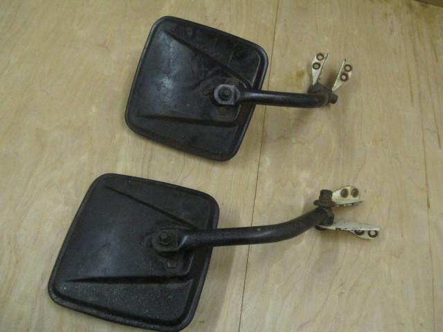 Windshield mounted mirrors jeep cj yj wrangler tj mirror set