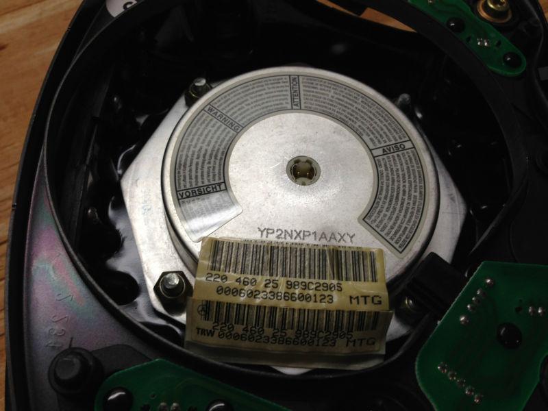 03 04 05 06 MERCEDES S430 STEERING WHEEL LEATHER AIR BAG BLACK 22046025989C29, US $225.00, image 6