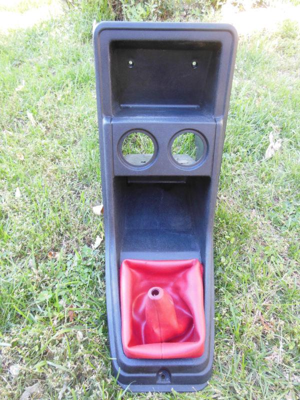 1979 rabbit interior center console and gear shift surround red shift gator boot