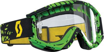 Scott recoil pro xi adult goggle tether green