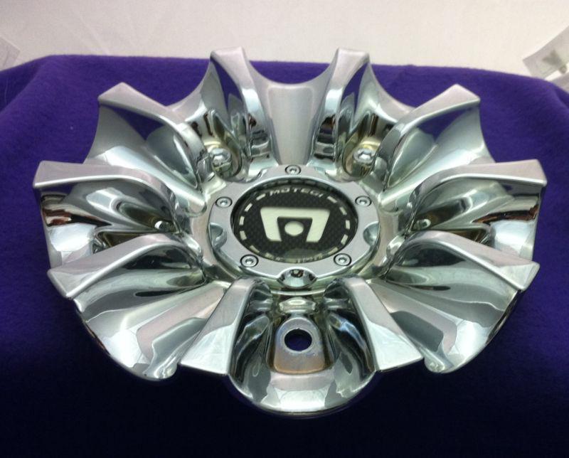 Motegi racing chrome custom wheel center cap (1) # sc-118c, mr-2630