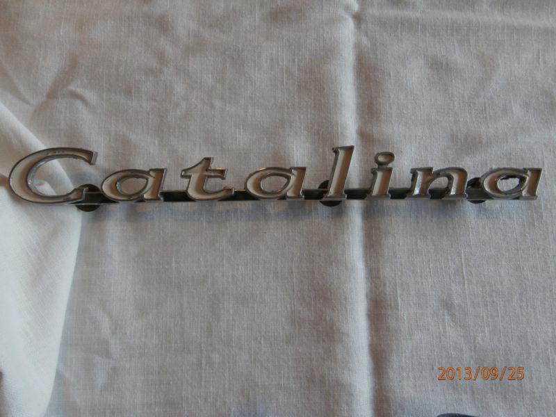 Pontiac Catalina Script Emblems Left and Right, US $30.00, image 3