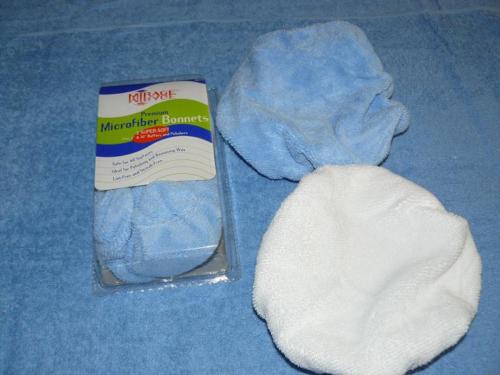 6 pack microfiber bonnets 9" & 10" buffer polish wax polishing
