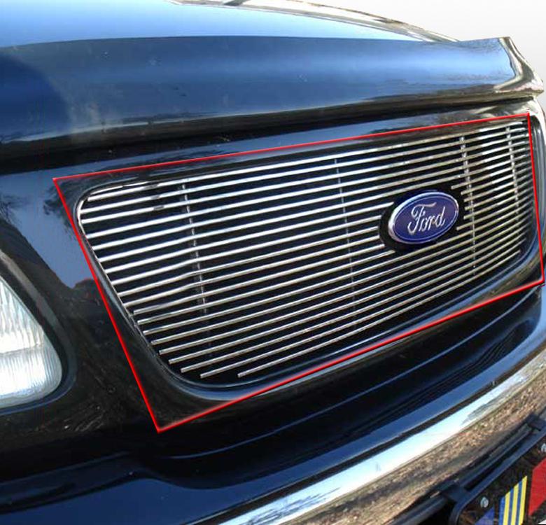 99-03 ford f150 honeycomb 2dr 4dr v6 v8 front upper billet grille grill 00 01 02