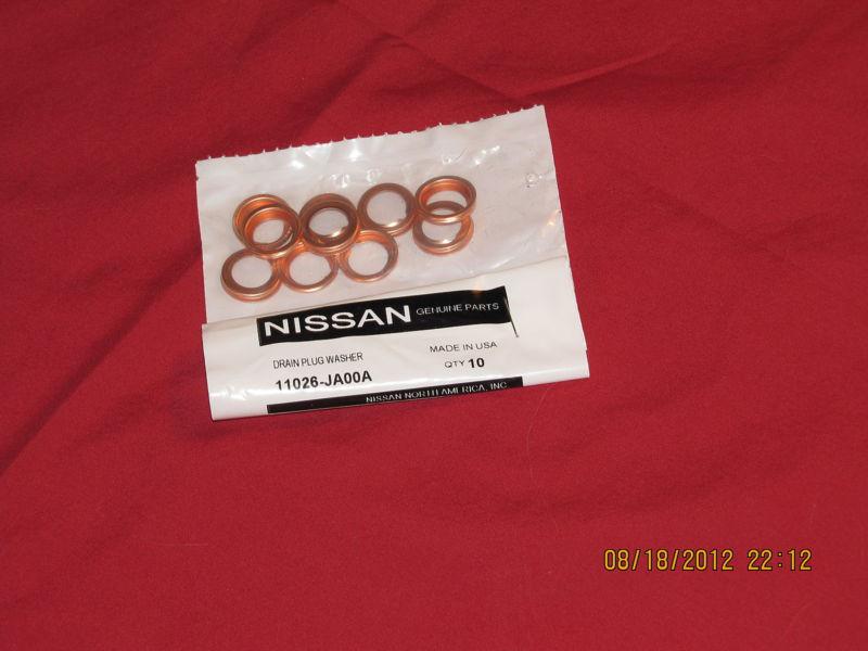 Buy 11026JA00A GASKETS NISSAN OIL DRAIN PLUG SET OF 10 FACTORY OEM in