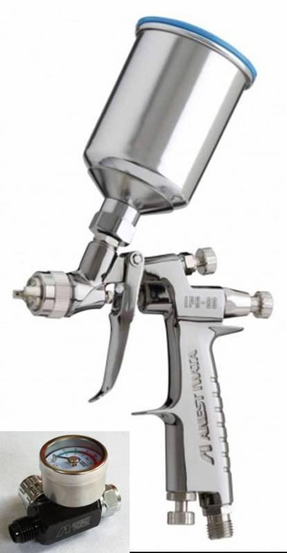 Air regulator+anest iwata lph80 82g spray gun with 150ml cup 