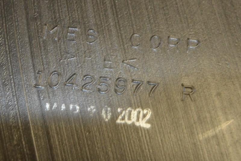 Corvette C5 Z06 RIGHT REAR BRAKE COOLING DUCT GM pt# 10425977 R, US $18.00, image 3