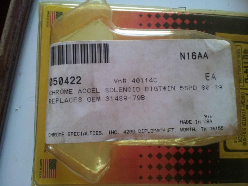 Harley Davidson Chrome SOLENOID for 5-speed, US $20.00, image 6