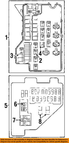 Dodge oem 56045391ab electrical-junction block