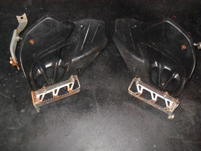 09 10 11 12 yamaha yfz 450 yfz 450 r yfz 450 x heal gaurds and foot pegs oem