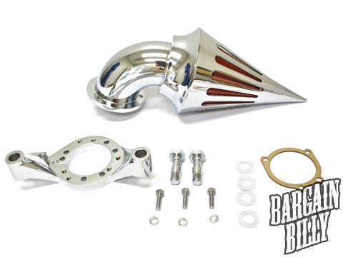 Harley davidson cv carburetor delphi v-twin spike intake air cleaner filter kit