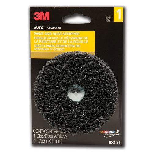 3m 4" paint & rust stripper coarse sandpaper disc for metal stripping 3171