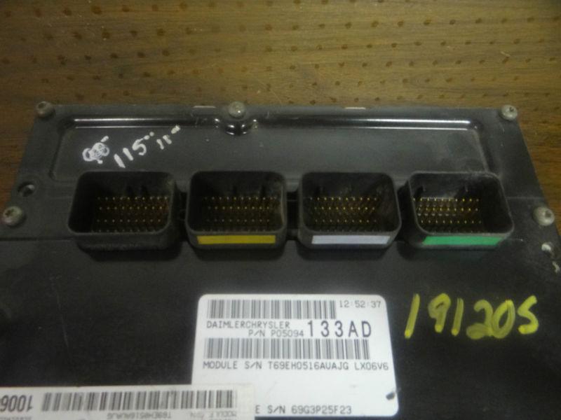 (BB1885) 06 CHRYSLER 300 ENGINE CONTROL MODULE P05094133AD, US $115.00, image 2