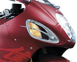 Tucker / rocky 49-8155 chrome intake trim for busa