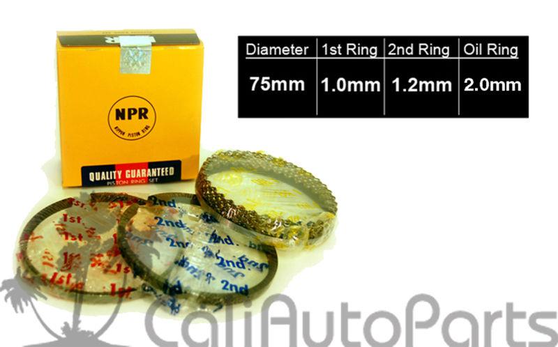 01-05 Honda Civic 1.7 D17A1 SOHC Pistons & Rings Set & Main Rod Engine Bearings, US $144.50, image 6