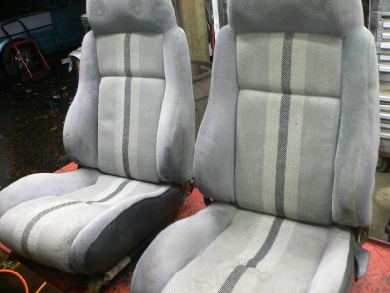 Buy 84 Pontiac Fiero Pair of Seats with Headrest Speakers in Oregon in Elmira, Oregon, US, for