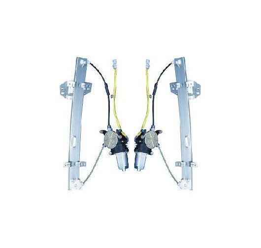 98-02 honda accord sedan front door power window regulators w/motor pair set