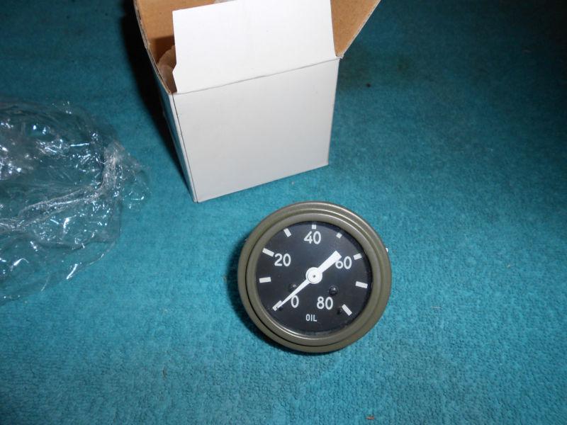 41,42,43,44,45 ford gpw/ willis mb military jeeps oil pressure gauge 