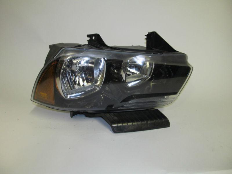 Buy 2012 2013 DODGE CHARGER OEM RIGHT HALOGEN HEADLIGHT NICE! in Flat