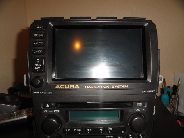 01 02 acura mdx navigation system gps lcd display screen monitor factory oem