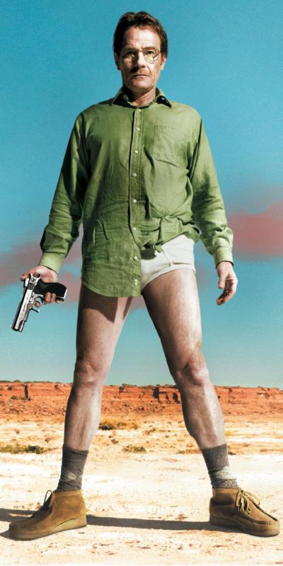 Breaking bad amc bryan cranston underwear funny bumper sticker vinyl decal car