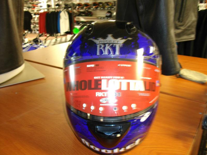 Buy NEW JOE ROCKET MOTORCYCLE HELMET SIZE LARGE in Weirton, West