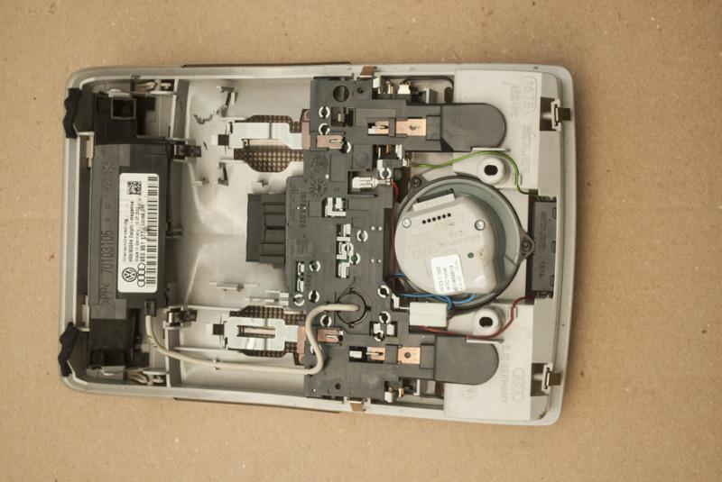 Audi A4 Overhead Light Console 8E0951177 BEIGE 2002 THRU 2005, US $49.00, image 2