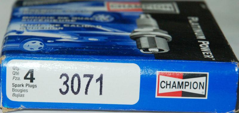 Champion platinum power platinum spark plugs 3071 box of 4