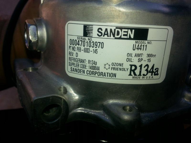 Buy NEW OEM Sanden AC Compressor Air W/Clutch U4411, F696003145 in