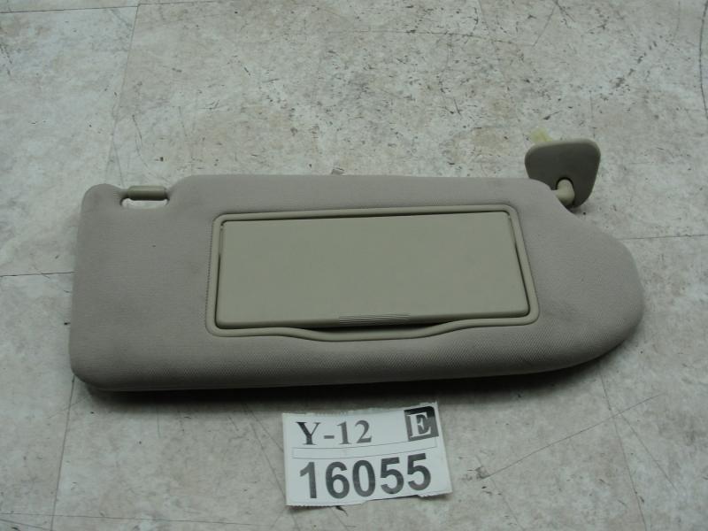 2007-2012 g37 sedan right passenger front sun visor sunvisor flap shade oem gray