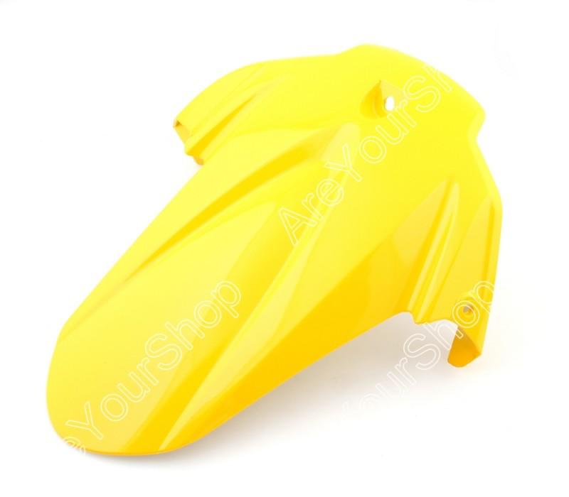 Rear hugger fender mudguards abs fairing suzuki gsxr1000 2009-2010 yellow